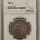 Liberty Seated Halves 1862-S SEATED LIBERTY HALF DOLLAR – PCGS AU-55, RARE CIVIL WAR DATE!