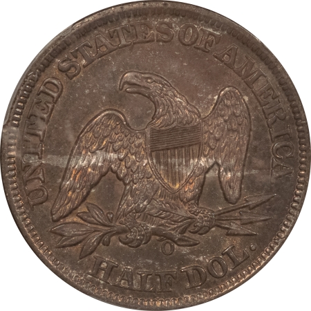 CAC Approved Coins 1859-O SEATED LIBERTY HALF DOLLAR – PCGS AU-58 CAC ORIGINAL W/ UNDERLYING LUSTER