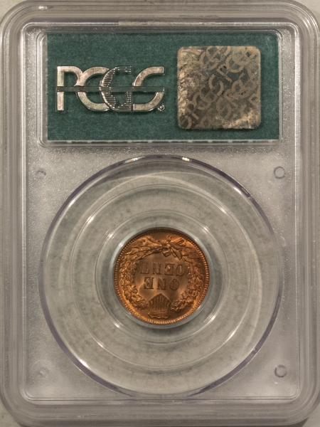 Indian 1873 INDIAN CENT – PCGS MS-64 RD, TOUGH PCGS DOILY HOLDER W/ OUTER SHELL! FRESH!