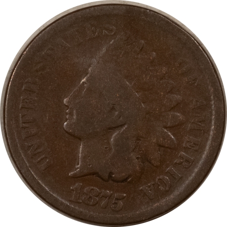 Indian 1875 INDIAN CENT – NICE PLEASING CIRCULATED EXAMPLE!