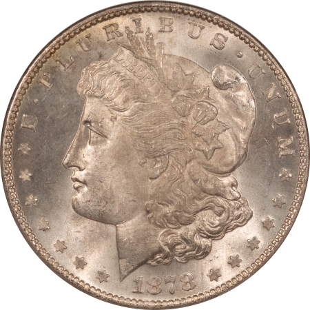 Morgan Dollars 1878 7TF REVERSE OF 1878 $1 MORGAN DOLLAR – NGC MS-65