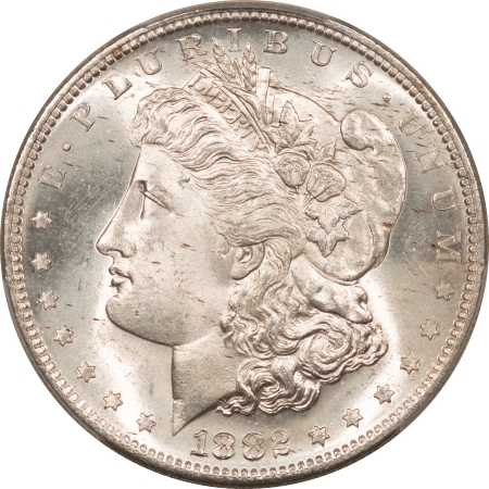 Morgan Dollars 1882-S $1 MORGAN DOLLAR – PCGS MS-63, WHITE & CHOICE!