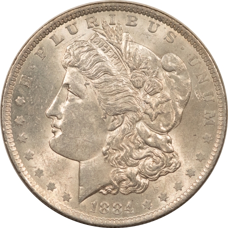 Morgan Dollars 1884-O $1 MORGAN DOLLAR – NICE HIGH GRADE, NEARLY UNCIRCULATED, LOOKS CHOICE!