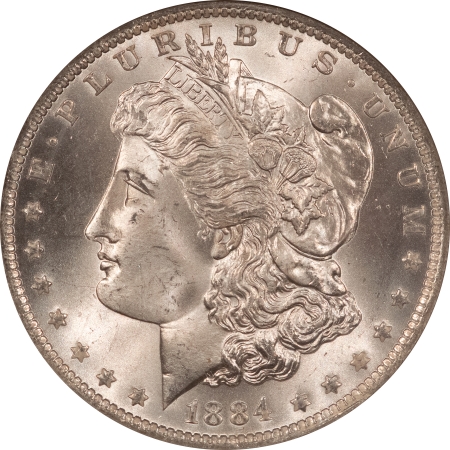 Morgan Dollars 1884-O $1 MORGAN DOLLAR – NGC MS-66, FRESH CREAMY WHITE & NICE!