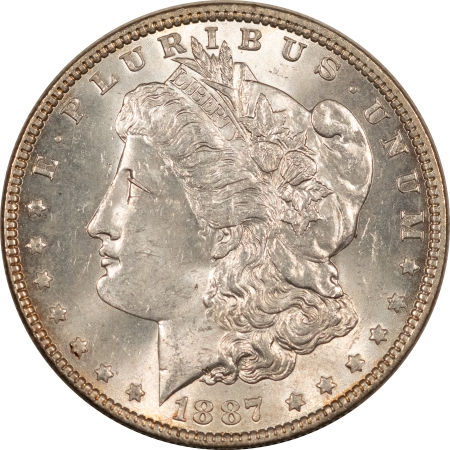 Morgan Dollars 1887 $1 MORGAN DOLLAR – NICE FRESH CHOICE BRILLIANT UNCIRCULATED!