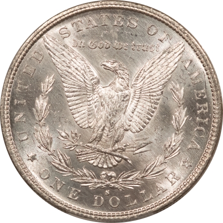 Morgan Dollars 1887-S $1 MORGAN DOLLAR – PCGS MS-63+, WHITE & FLASHY!