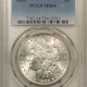 Morgan Dollars 1887-S $1 MORGAN DOLLAR – PCGS MS-63+, WHITE & FLASHY!