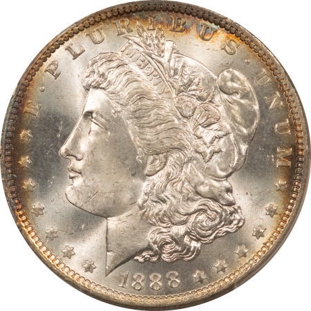 Morgan Dollars 1888-O $1 MORGAN DOLLAR – PCGS MS-65+, PRETTY & PREMIUM QUALITY!