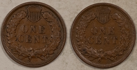 Indian 1890 1908 INDIAN CENTS, LOT/2 – NICE HIGH GRADE EXAMPLE!