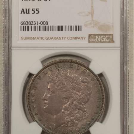 Morgan Dollars 1895-O $1 MORGAN DOLLAR – NGC AU-55, KEY-DATE!