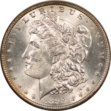 Morgan Dollars 1898 $1 MORGAN DOLLAR – FLASHY, UNCIRCULATED!