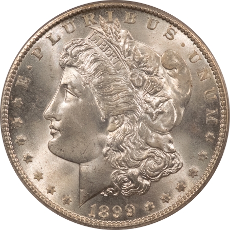 Morgan Dollars 1899-O $1 MORGAN DOLLAR – PCGS MS-66, FRESH WHITE, REALLY NICE CHEEK!