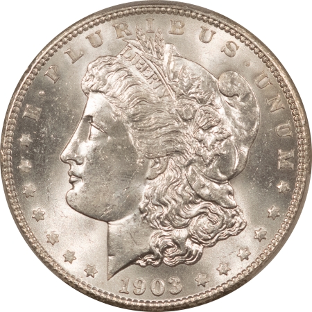 Morgan Dollars 1903-O $1 MORGAN DOLLAR – PCGS MS-63, BLAST WHITE & CHOICE! KEY-DATE!