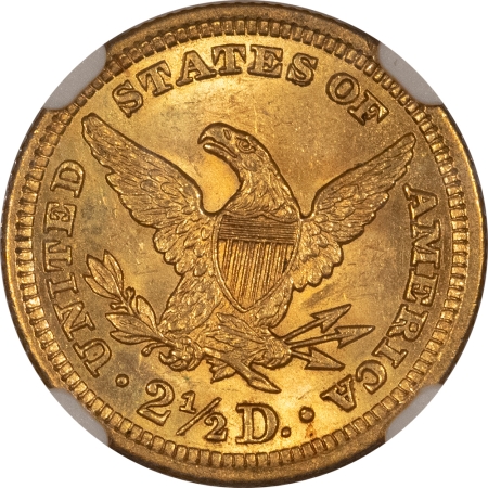 $2.50 1904 $2.50 LIBERTY GOLD QUARTER EAGLE – NGC MS-64, PREMIUM QUALITY!