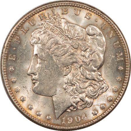 Morgan Dollars 1904-O $1 MORGAN DOLLAR – ORIGINAL HIGH GRADE, NEARLY UNCIRCULATED LOOKS CHOICE!