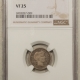 Mercury Dimes 1921-D MERCURY DIME – NGC VF-25, NICE KEY-DATE!