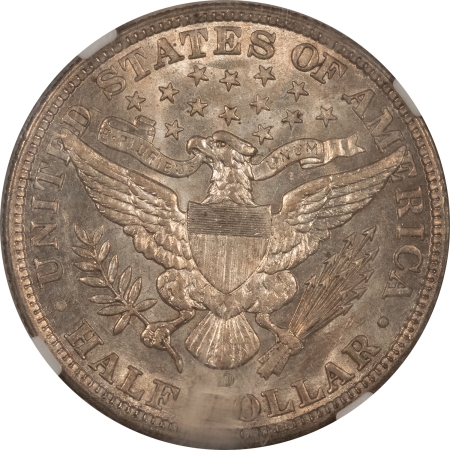 Barber Halves 1907-D BARBER HALF DOLLAR – NGC AU-55