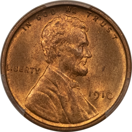 Lincoln Cents (Wheat) 1910 LINCOLN CENT – PCGS MS-64 RB