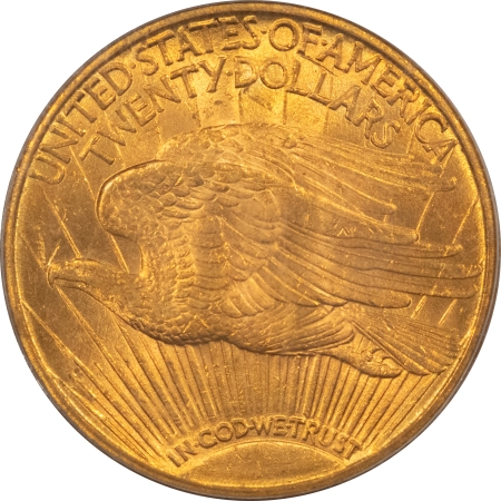 $20 1910 $20 ST GAUDENS GOLD DOUBLE EAGLE – PCGS MS-62, OGH & PREMIUM QUALITY!