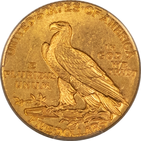 $5 1913 $5 INDIAN GOLD HALF EAGLE – PCGS MS-62