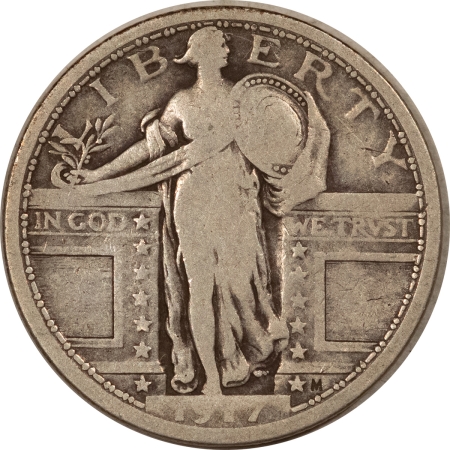 New Store Items 1917 TY I STANDING LIBERTY QUARTER – PLEASING CIRCULATED EXAMPLE!