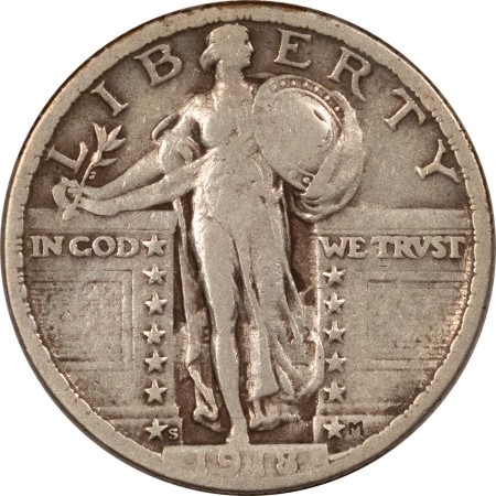 New Store Items 1918 STANDING LIBERTY QUARTER – PLEASING CIRCULATED EXAMPLE!