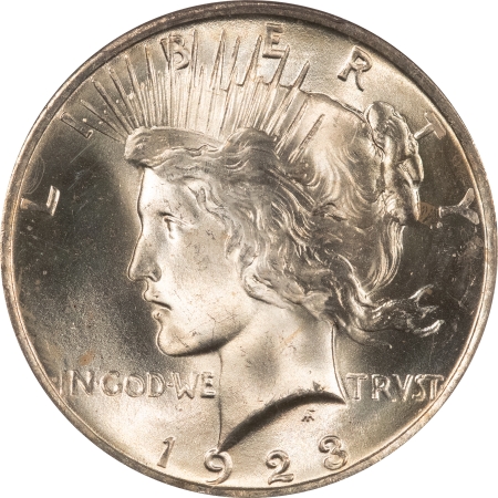 New Certified Coins 1923 $1 PEACE DOLLAR – PCGS MS-66 ORIGINAL WHITE & SUPERB!