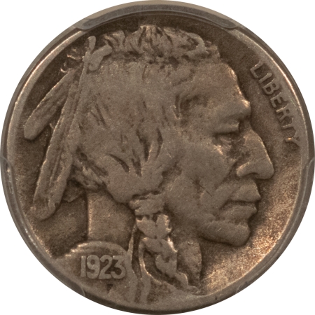 Buffalo Nickels 1923-S BUFFALO NICKEL – PCGS F-12