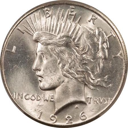 New Certified Coins 1926 $1 PEACE DOLLAR – PCGS MS-63, BLAST WHITE!