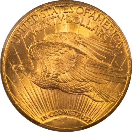 $20 1927 $20 ST GAUDENS GOLD DOUBLE EAGLE – PCGS MS-64+ CAC APPROVED PQ+ & LOOKS 65+