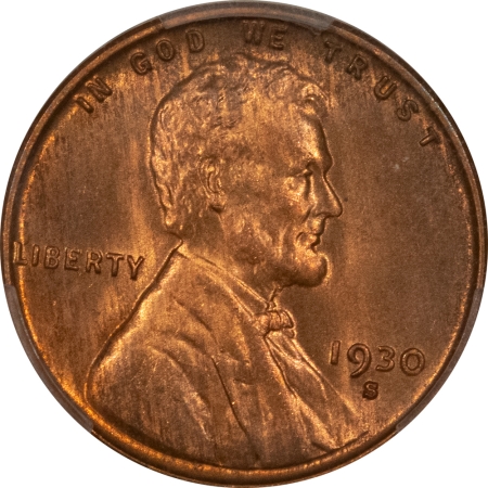 Lincoln Cents (Wheat) 1930-S LINCOLN CENT – PCGS MS-65 RB