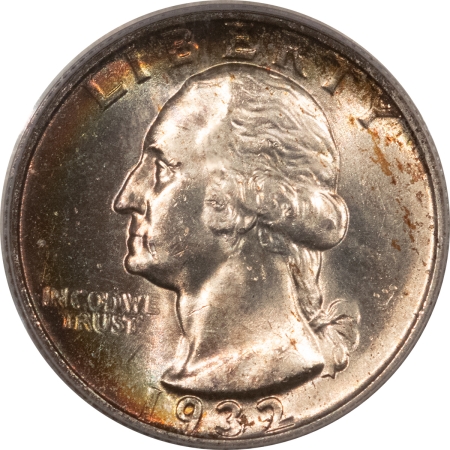 New Certified Coins 1932 WASHINGTON QUARTER – PCGS MS-62, REALLY PRETTY & PREMIUM QUALITY!