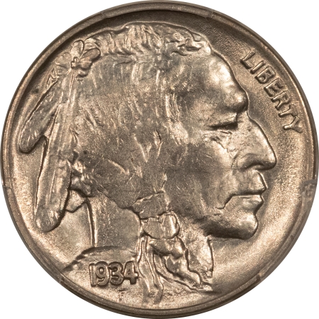 Buffalo Nickels 1934 BUFFALO NICKEL – PCGS MS-63