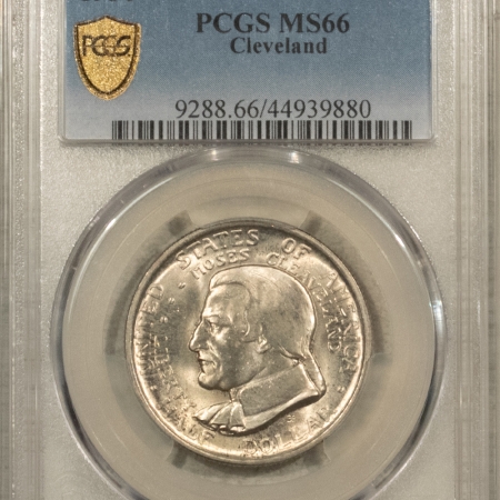 New Certified Coins 1936 CLEVELAND COMMEMORATIVE HALF DOLLAR – PCGS MS-66, FRESH BLAZING GEM!