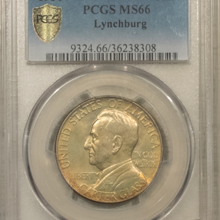 New Certified Coins 1936 LYNCHBURG COMMEMORATIVE HALF DOLLAR – PCGS MS-66, LOOKS 67, SUPERB & PQ!