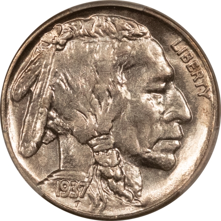 Buffalo Nickels 1937-S BUFFALO NICKEL – PCGS MS-64, BLAZING LUSTER!