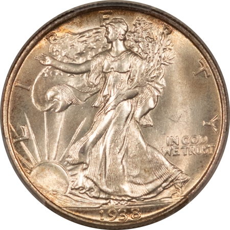 New Certified Coins 1938 WALKING LIBERTY HALF DOLLAR – PCGS MS-66, FRESH & PREMIUM QUALITY!