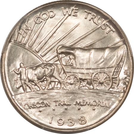 CAC Approved Coins 1938-D OREGON COMMEMORATIVE HALF DOLLAR – PCGS MS-67+ CAC, SUPER GEM & FLAWLESS!