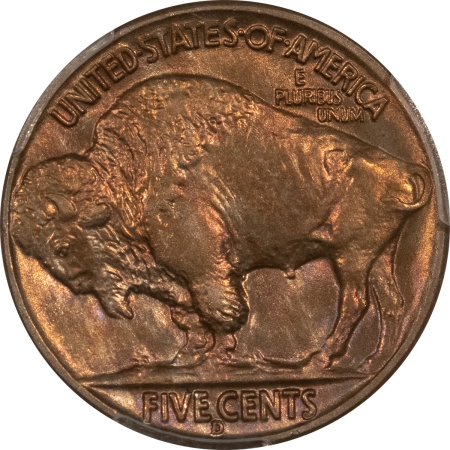 Buffalo Nickels 1938-D/S BUFFALO NICKEL – PCGS MS-64, ATTRACTIVE!