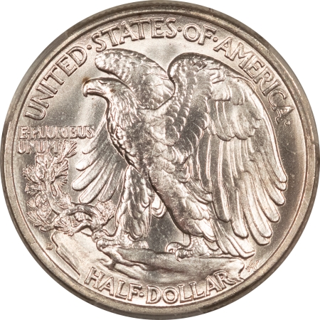 New Certified Coins 1939-D WALKING LIBERTY HALF DOLLAR – PCGS MS-64, BLAST WHITE!