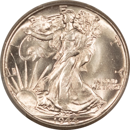 New Certified Coins 1944 WALKING LIBERTY HALF DOLLAR – PCGS MS-64, BLAST WHITE!