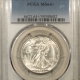 New Certified Coins 1946 WALKING LIBERTY HALF DOLLAR – PCGS MS-64, BLAST WHITE!