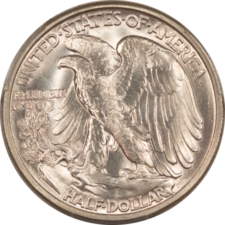 New Certified Coins 1944-S WALKING LIBERTY HALF DOLLAR – PCGS MS-64+, BLAST WHITE!