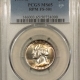 New Certified Coins 1957 WASHINGTON QUARTER – PCGS MS-66+, REALLY PRETTY!