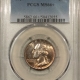 New Certified Coins 1958-D WASHINGTON QUARTER – PCGS MS-66, GORGEOUS COLOR! PREMIUM QUALITY!