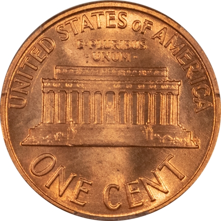 Lincoln Cents (Memorial) 1960-D LINCOLN CENT, SMALL DATE – PCGS MS-66 RD, BLAZER!