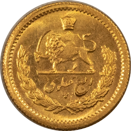 Bullion (1967) IRAN 1/4 PAHLAVI GOLD, SH-1346 – BRILLIANT UNCIRCULATED!