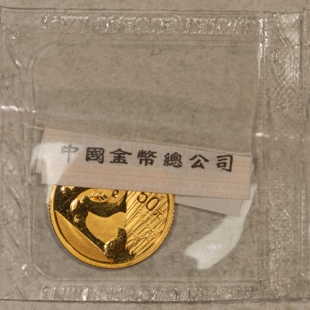 Bullion 2015 CHINA 50 YUAN GOLD, 1/10 OZ .999 – SEALED GEM BU IN ORIGINAL PLASTIC!