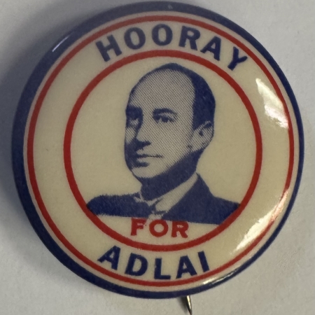 New Store Items RARE 1952 “HOORAY FOR ADLAI” ADLAI STEVENSON 1 1/4″ PICTURE CAMPAIGN BUTTON-MINT