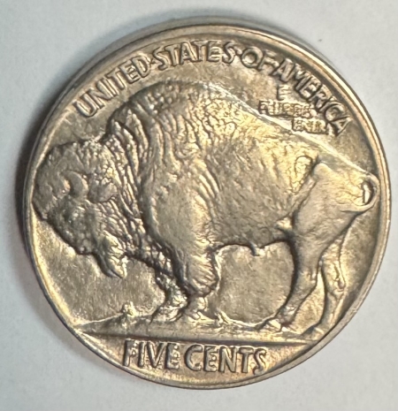 Buffalo Nickels 1921 BUFFALO NICKEL, UNCIRCULATED BUT CLEANED-STILL AN ATTRACTIVE ALBUM COIN!